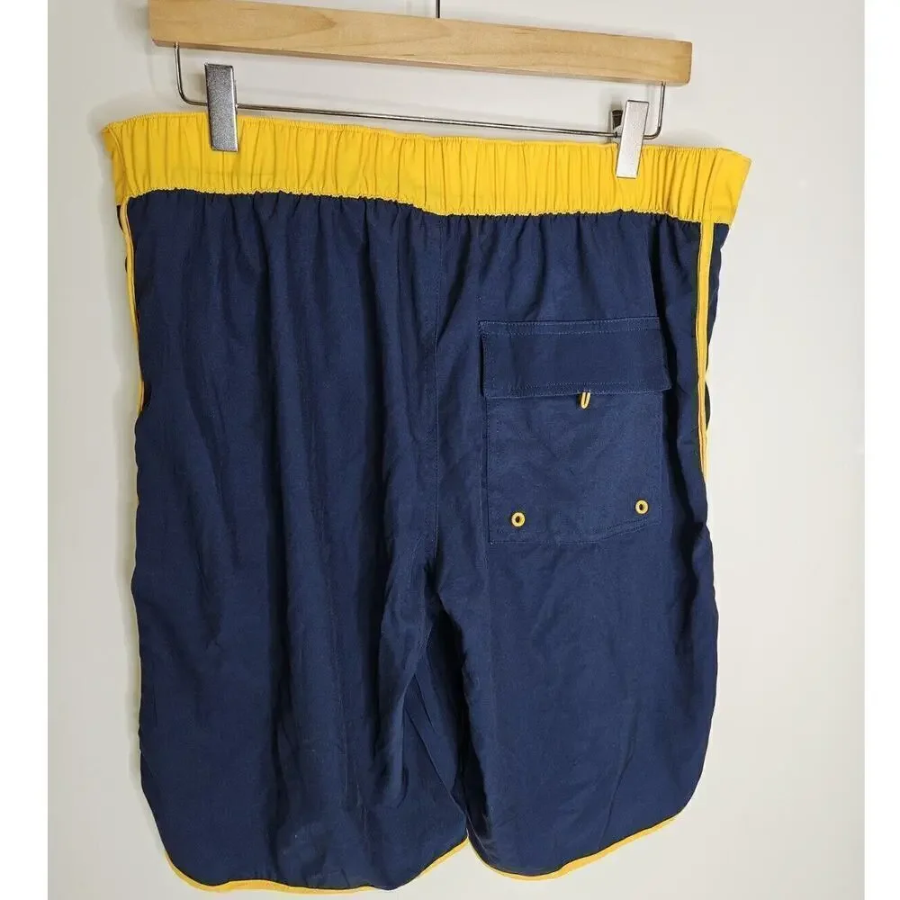 Corona Extra Swim Trunks Men's Size Large Blue Shorts